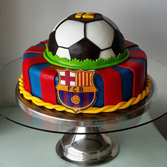 FC Barcelona Emblem Cake