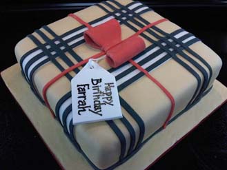 Burberry Gift Cake, broadwaybakery.com 41313