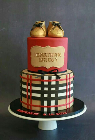 louis vuitton burberry cake