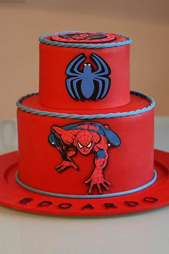 Classic Spiderman Cake