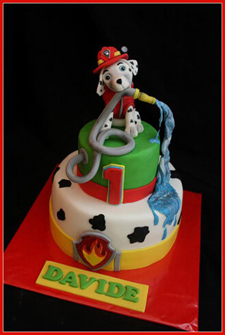 Marshall On Duty Paw Patrol Cake