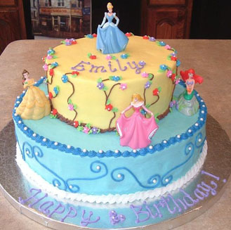 Magical Princesses Tiered Cake