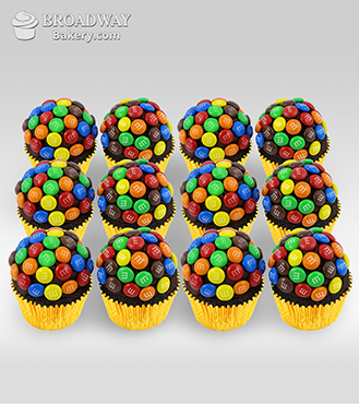 M&M Funfetti - 12 Cupcakes