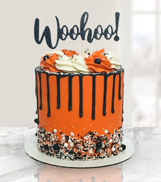 Chills & Thrills Halloween Cake