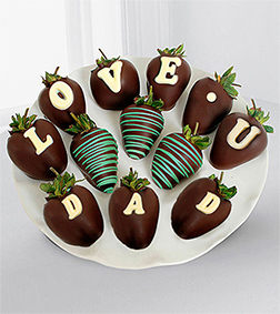 Chocolate Dipped Love U Dad Berry Gram