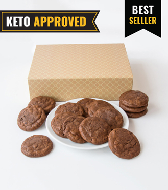 Keto Double Chocolate Cookie By Broadway Bakery.