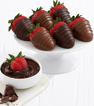 Sinful Creation -6 Chocolate Dipped Strawberries