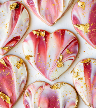 Heart of Gold Cookies