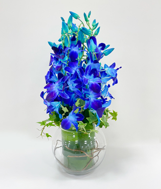 Opulent Blue Orchid Bouquet