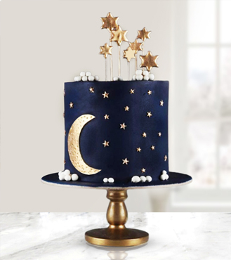 Royal Moon & Stars Ramadan Cake