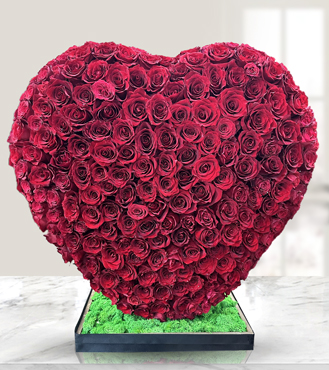 Sincerely Yours Heart Bouquet