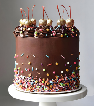 Sprinkle Surprise Cake