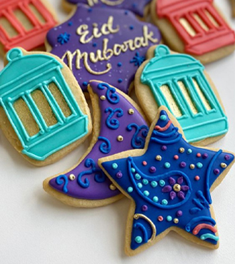 Stars and Light Eid 10 Cookies