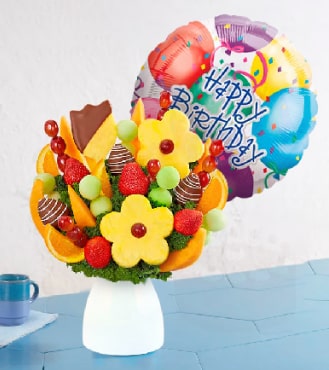 Sunny Birthdays Fruit Bouquet