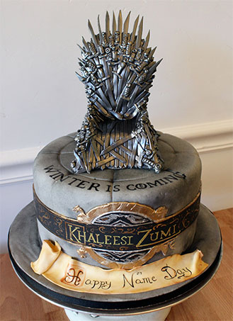 Iron Throne Cake