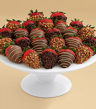 Devil's Kiss-Two Dozen Dipped Strawberries