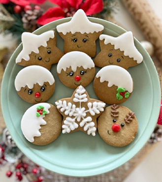 Winter Frost Christmas Cookies