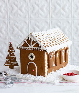 Winter Frost Gingerbread House