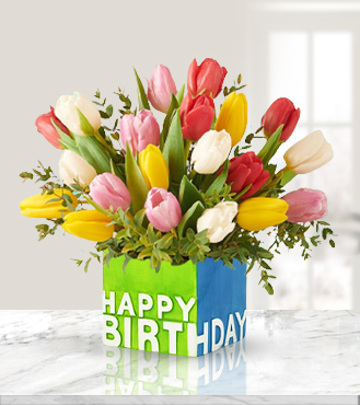 Cheerful Birthday Wishes Bouquet