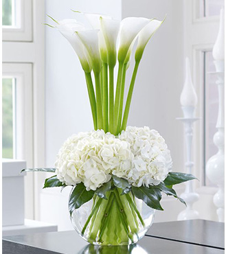 Luxury Calla Lily and Hydrangea Bouquet