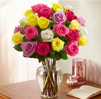 Assorted Multicolor Roses