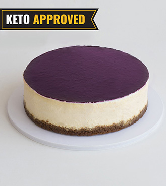 Keto 1/2KG Blueberry Cheesecake By Broadway Bakery. Gluten Free, Sugar Free, Low Carb Dessert...