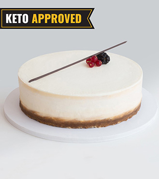 Keto New York Cheesecake By Broadway Bakery. Gluten Free, Sugar Free, Low Carb Dessert...