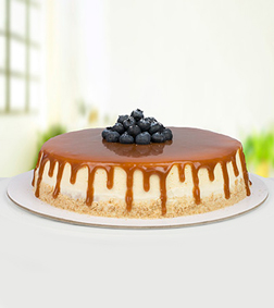 Eggless Caramel Cheesecake, Eggless - Dairy-Free | Cakes