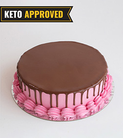 Keto Strawberry Chocolate Cake By Broadway Bakery. Gluten Free, Sugar Free, Low Carb Dessert...