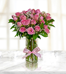 Baby Pink Blooms, 1-Hour Gift Delivery
