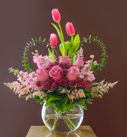 Tender Hearts Bouquet, Tulips