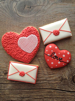 Love Letter Valentine's Day Cookies