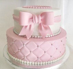 Impeccably Pink Tiered Cake