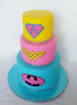 Girl Power Tiered Cake