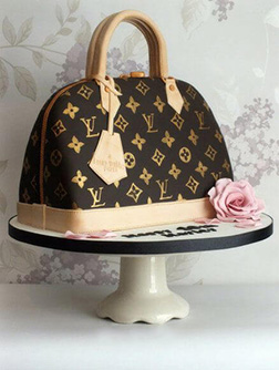 Louis Vuitton Hand Bag Cake