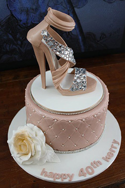 Diamond Crusted Stiletto Cake