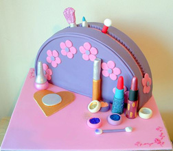 Makeup Essentials Cake