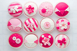 Shades of Pink Cupcakes