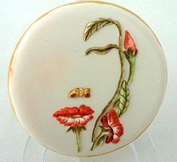 Floral Face Women's Day Cookie