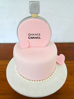 Chanel No. 5 Cake