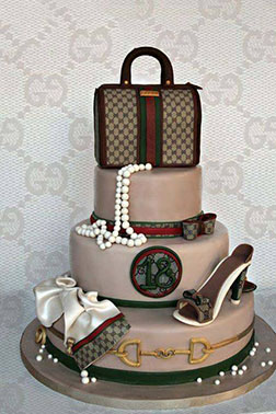 All Things Gucci Tiered Cake