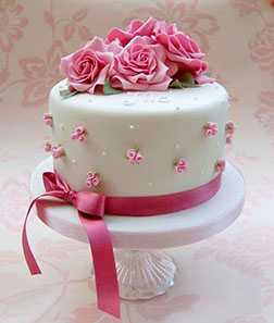 Rosy Mother's Day Cake