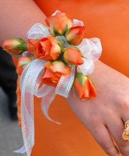 Orange Skies Corsage