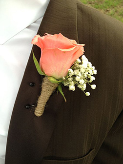 Pure Passion Boutonniere, Proms and Weddings Gifts