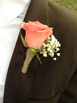 Pure Passion Boutonniere