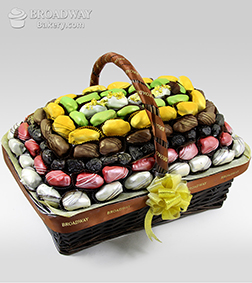 Decadent Dipped Dates Basket, Dates & Sweets