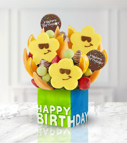 Birthday Treats Fruit Bouquet, Fruit Baskets