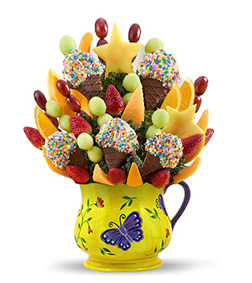 Butterflies & Confetti Fruit Bouquet