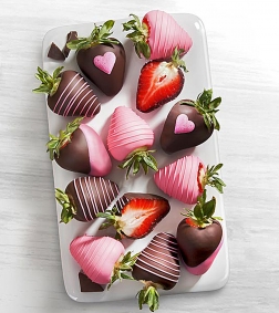 Share the Love - Dozen Chocolate Covered Strawberries