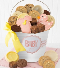 Baby Girl Cookie Pail